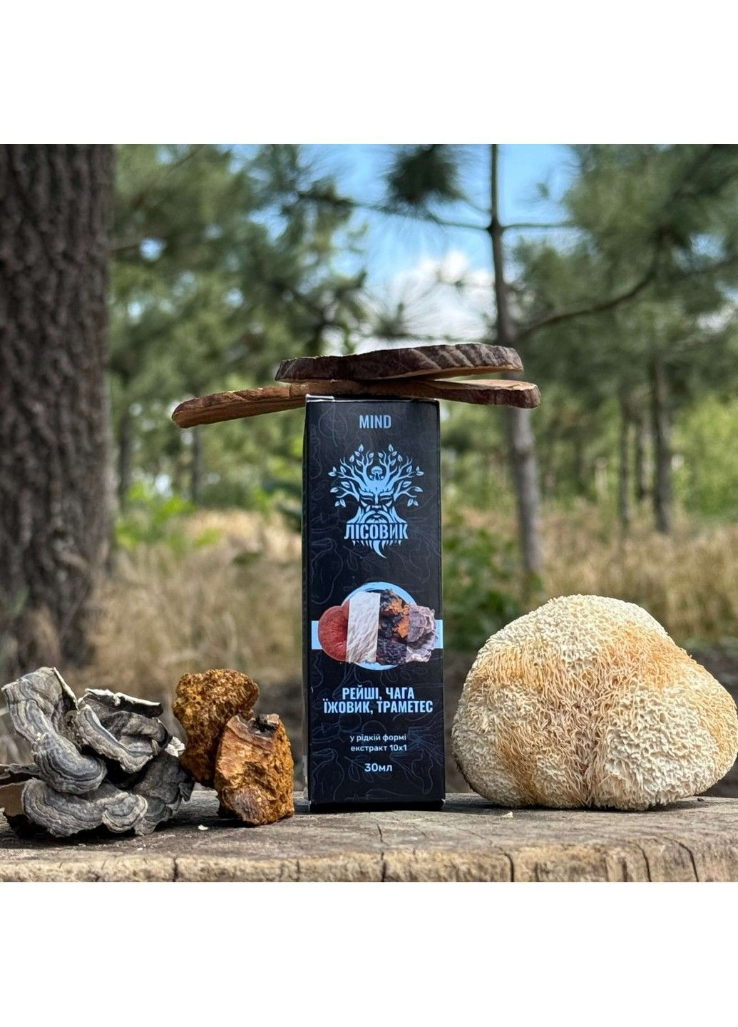 Комплекс жидких экстрактов Mind для умственной активности 30 мл Лесовик Лісовик (364210532)