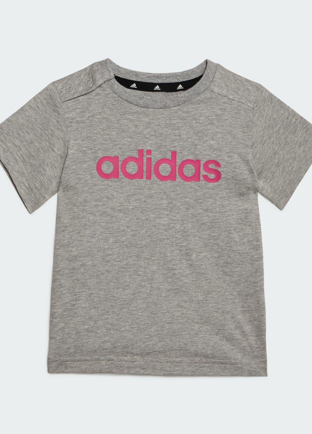 Комплект: футболка и шорты Essentials Lineage adidas (285103532)
