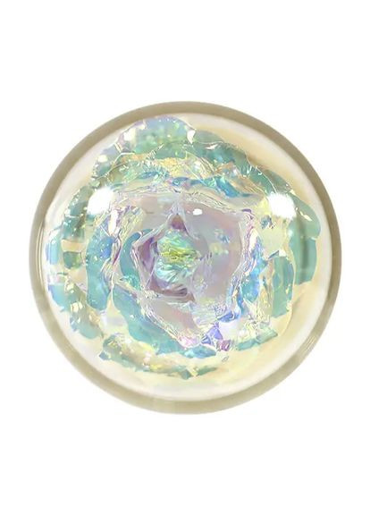 Штучна троянда в колбі з LED підсвічуванням та функцією нічника KY-1124 Тепле світло Warm Lesko (370709455)