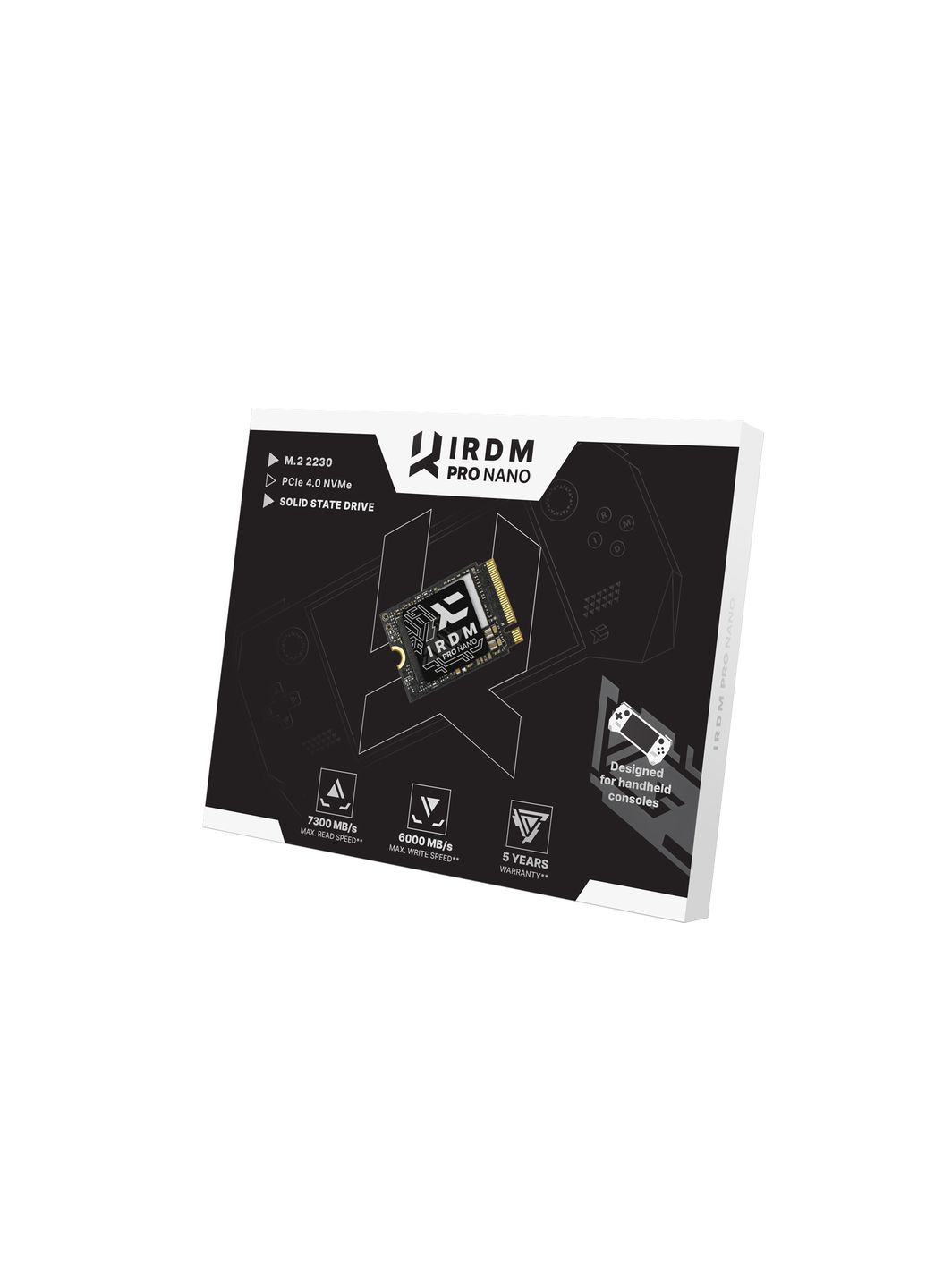 Накопитель SSD 512GB IRDM Pro Nano M.2 2230 PCIe 4.0 x4 3D NAND (IRPSSDPR-P44N-512-30) Goodram (314747062)