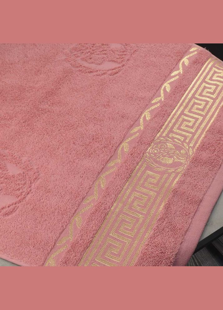 GM Textile махровое полотенце универсальное 50х90см caesar 450г/м2 (лососевый) комбинированный производство -