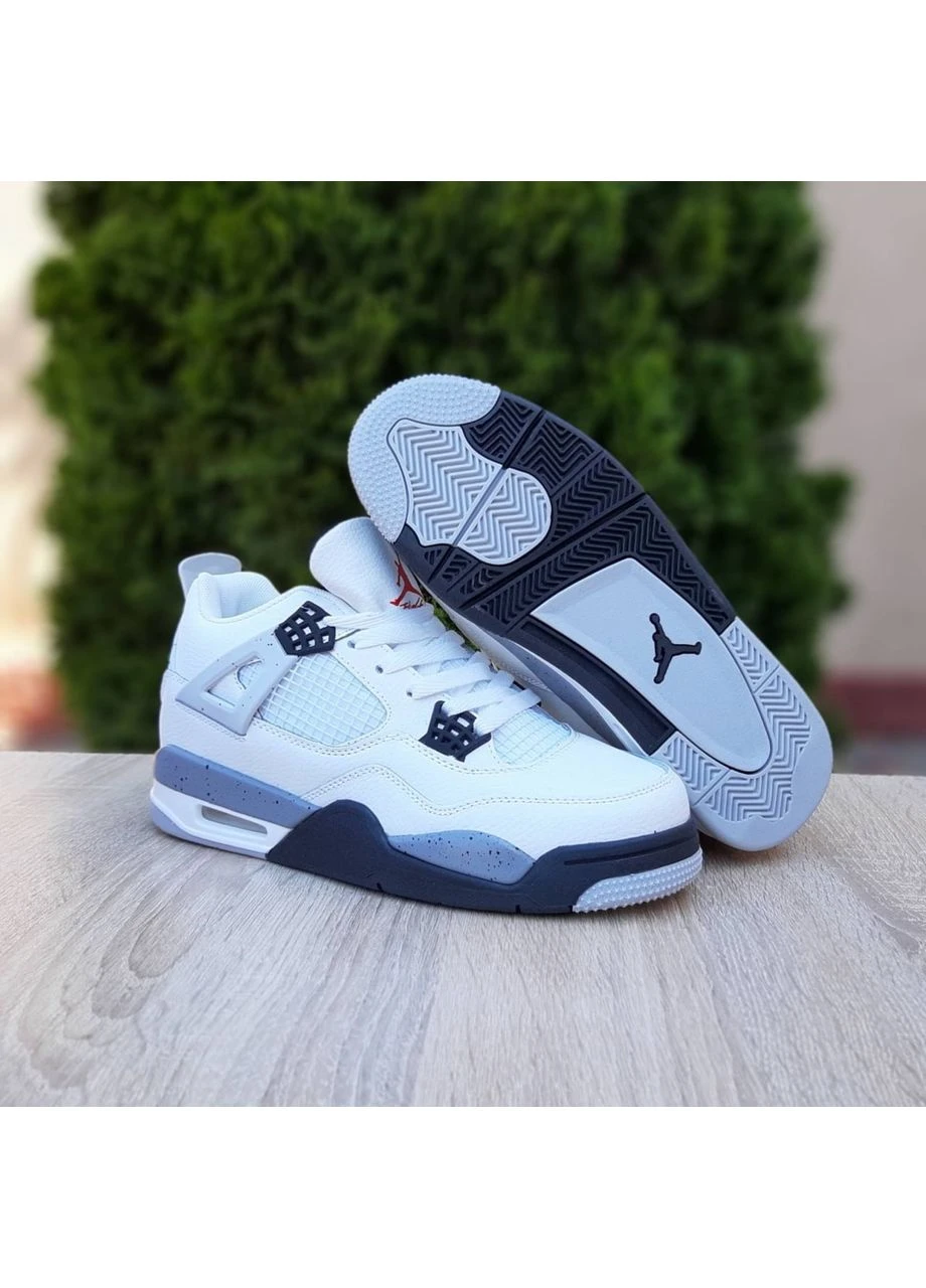 Білі кросівки чоловічі nike демісезон Pegasus Air Jordan 4