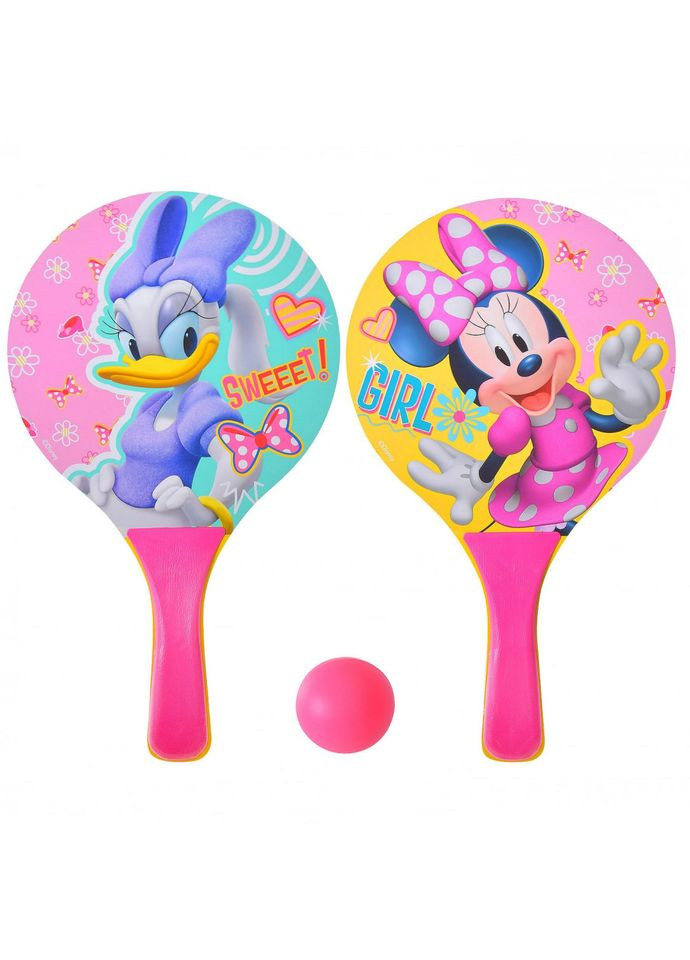 Детский настольный теннис "Минни Маус" LR1010 мячик и 2 ракетки Bambi (329886769)