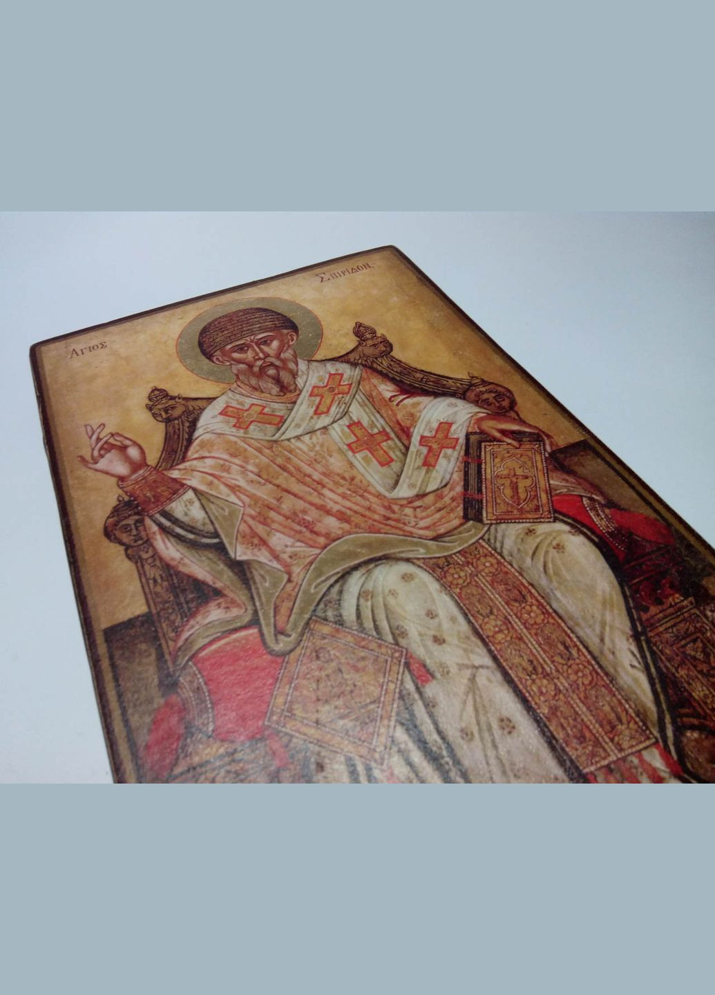 Ікона Спиридона Триміфунтського ручної роботи Під замовлення Comshop (301538122)