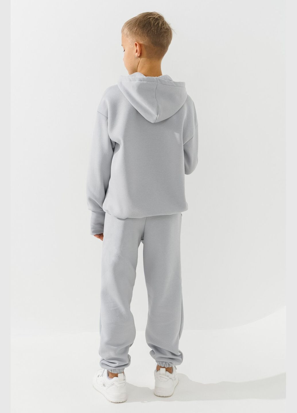 Костюм худи+штаны детский 7141-1 158 см Светло-серый shop (2000990841735) Waxmen (361498584)