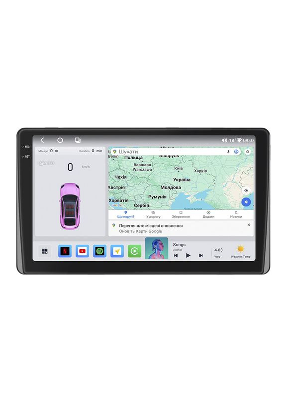 Штатна магнітола 9" для Toyota Sienna III Рестайлінг 2014-2017 4/64 QLED CarPlay GPS 360 Prime 2 шт. Lesko (336196191)