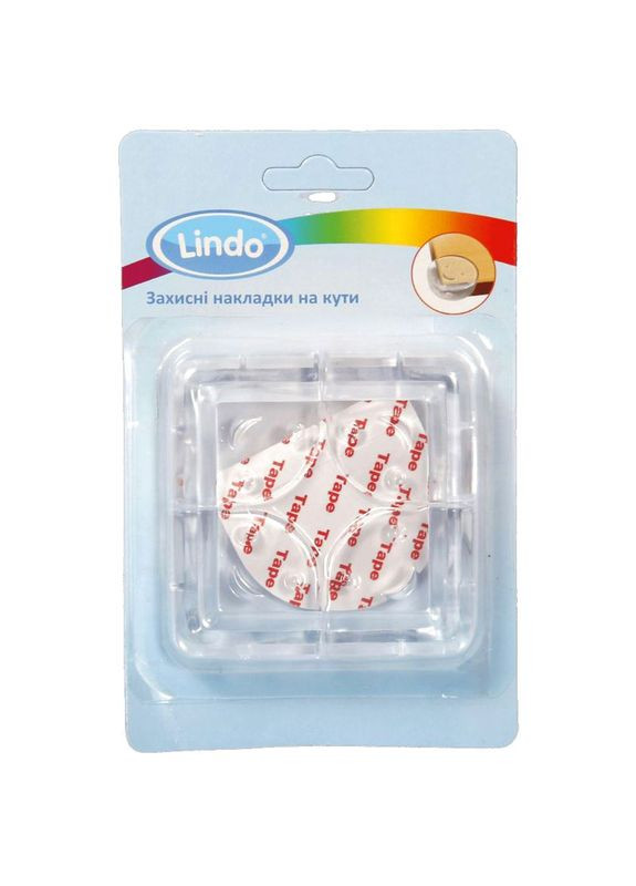Захисні накладки на кути, 4 шт., прозорі () Lindo Рк 949 (332943774)