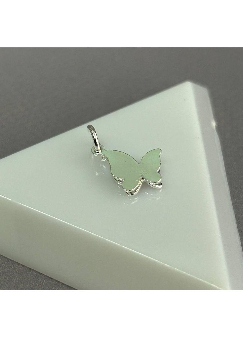 Підвіска Метелик (гіпоалергенний сплав) 11х13 мм, - світле срібло Plus-plus (352744779)