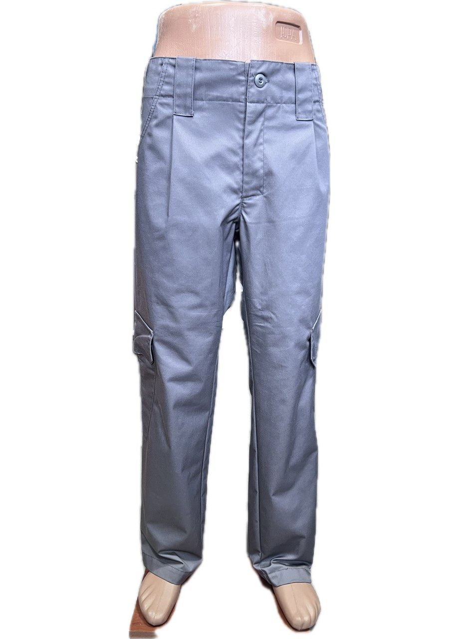 Серый демисезонный костюм рабочий (штаны+куртка) саржа, серый, 182/188см брючный ProsPerous чоловіча