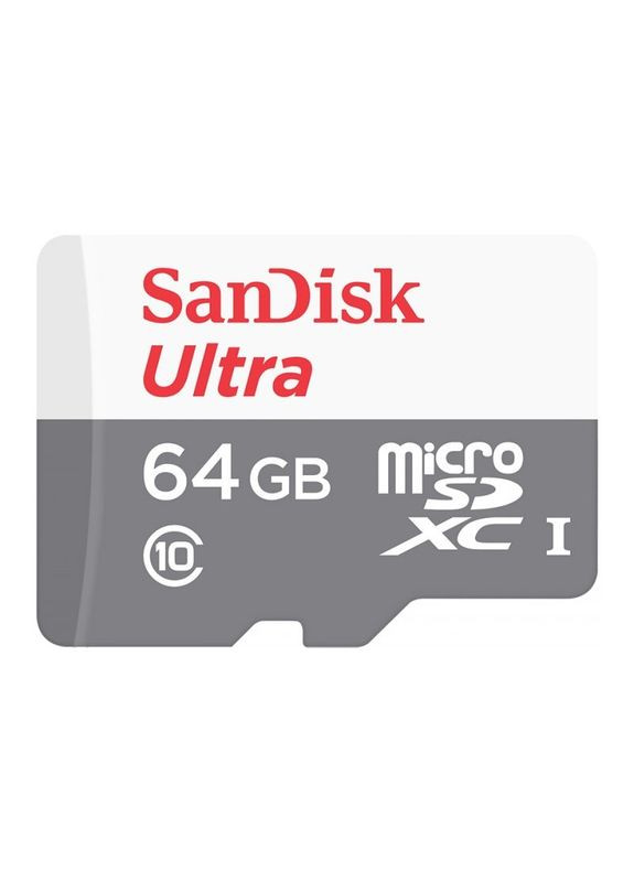 Карта пам'яті microSDXC (UHS-1) 64Gb class 10 A1 (100Mb/s) (SDSQUNR-064G-GN3MN) SanDisk Ultra (372682653)