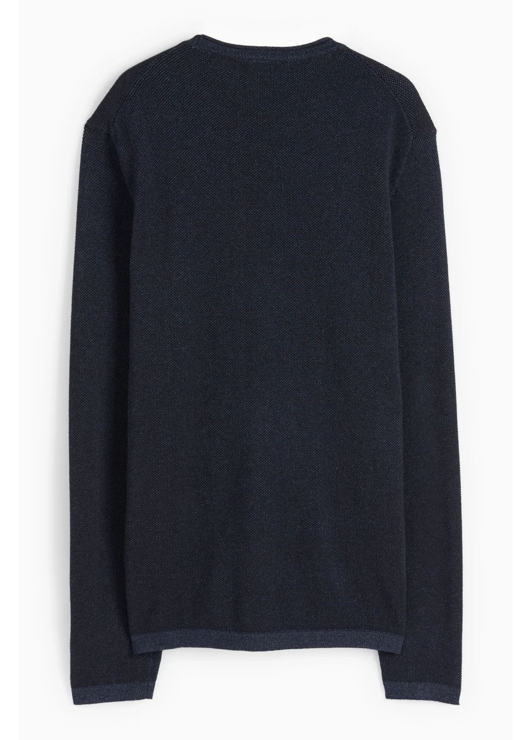 Темно-синий демисезонный свитер из хлопка C&A