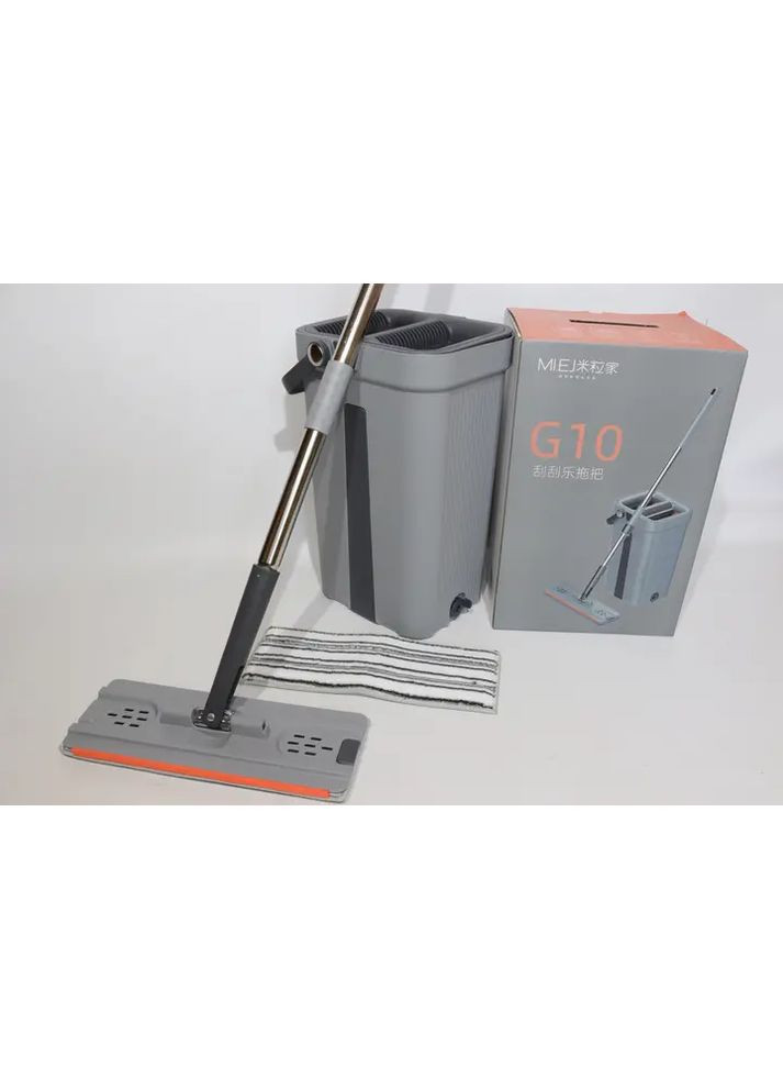 Швабра з відром 10л та автоматичним вертикальним віджимом G10 Dolphin (363833896)