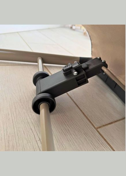 Детский баунсер, шезлонг с режимом качания ME 1178 IZZY Taupe Beige, из натурального льна El Camino (327217086)