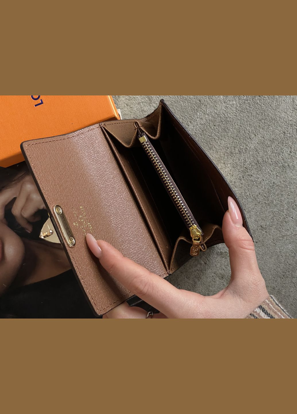 Жіночий гаманець Луї Вітон Pallas моногам No Brand (318021259)