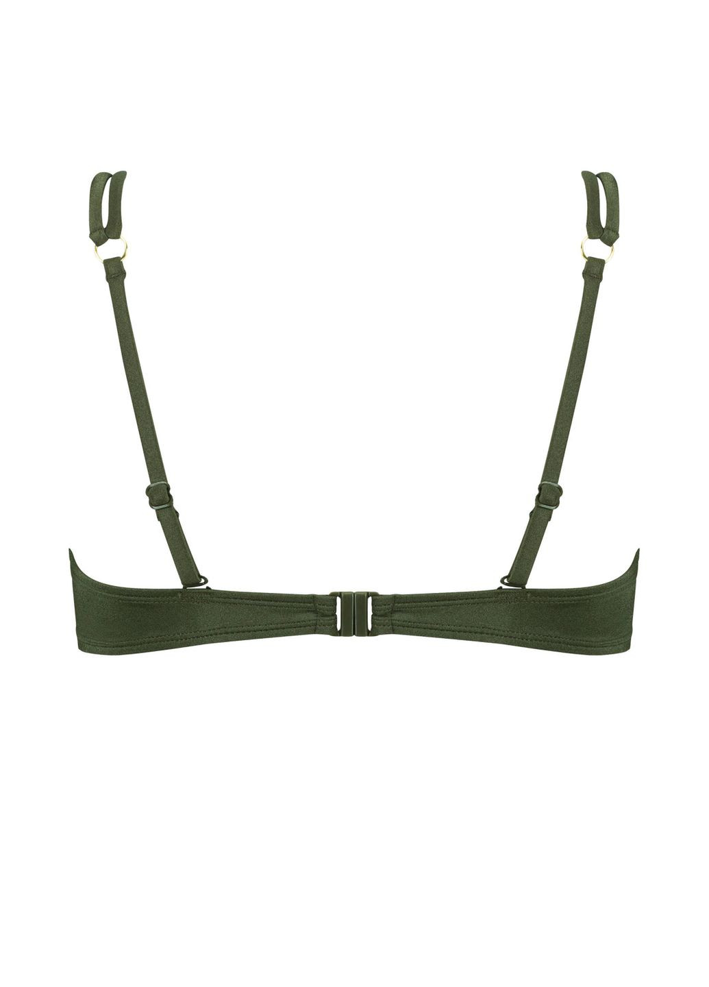 Оливковый (хаки) летний купальник (лиф, трусики) Hunkemoller