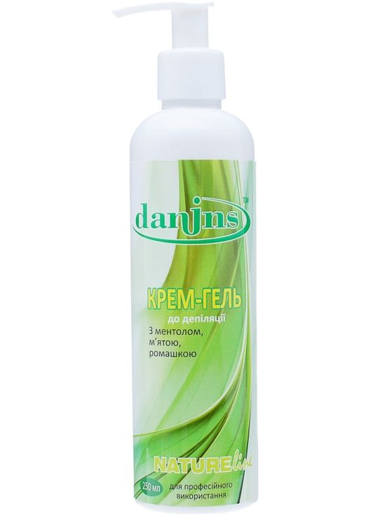 Крем-гель с ментолом, мятой и ромашкой для депиляции Nature Line 250ml (379813-35072) Danins (368664767)