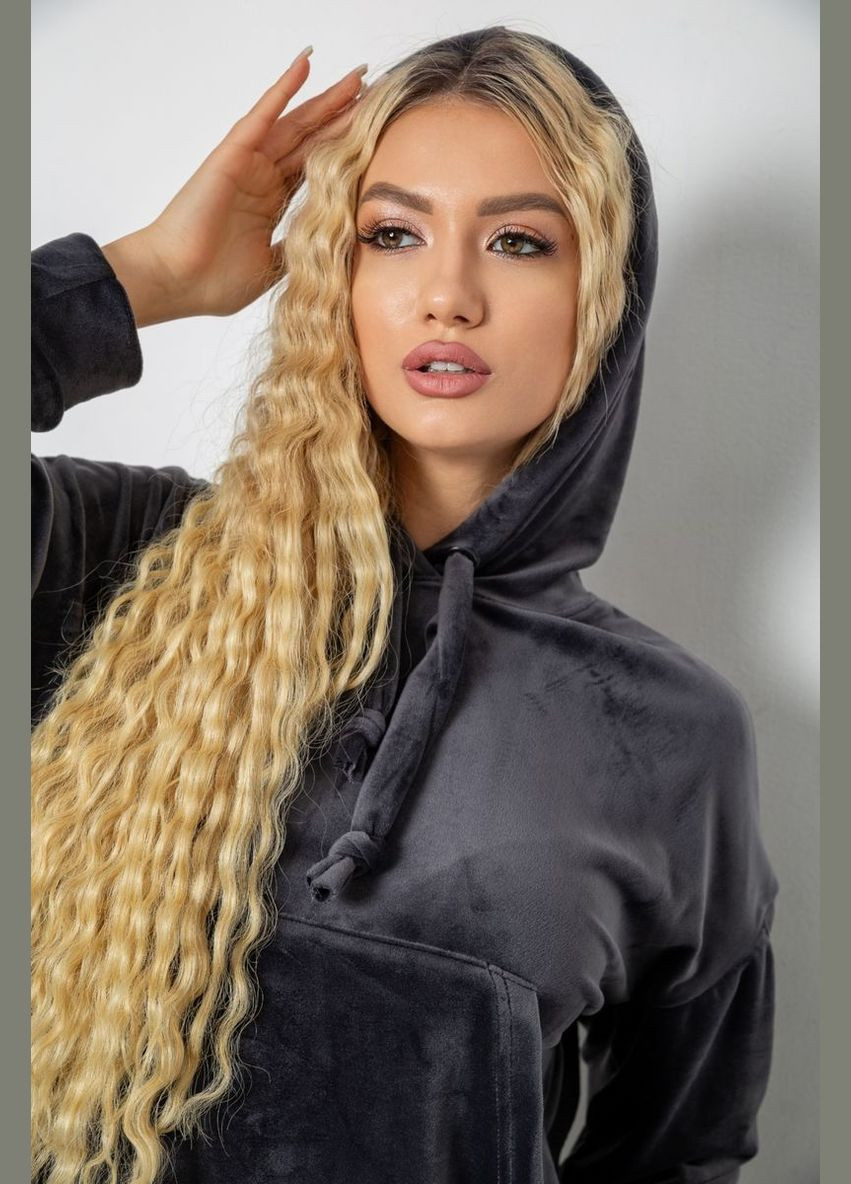 Спорт костюм жіночий велюровий вільного крою Ager Спортивный костюм (316502025)