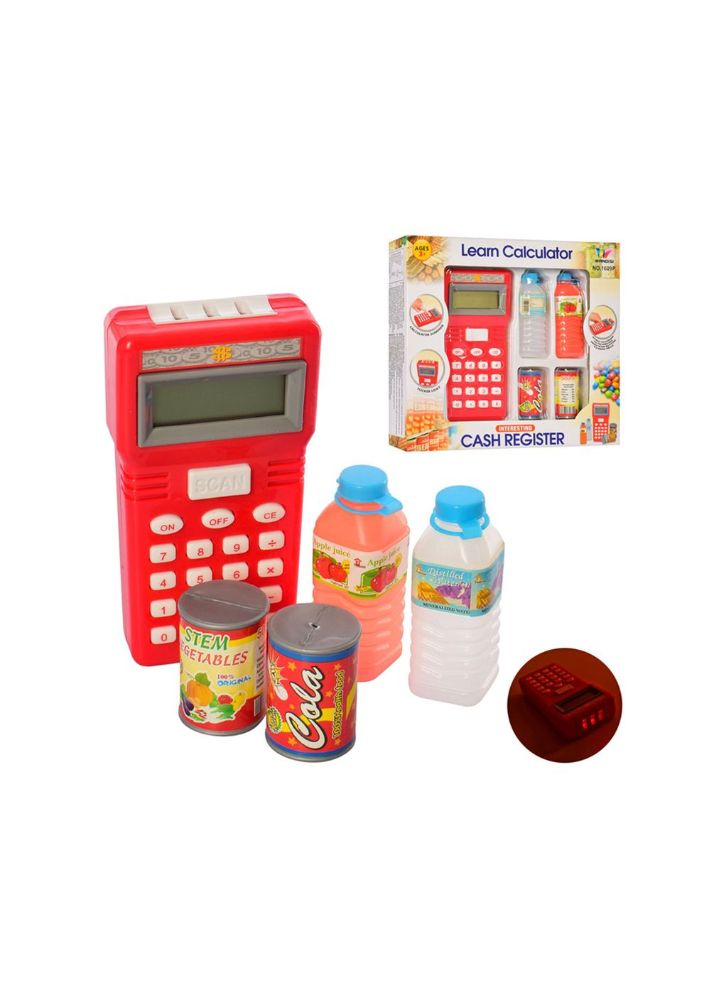 Касовий термінал Cash Register з продуктами 15 см (1609-SP) MFC (364115658)