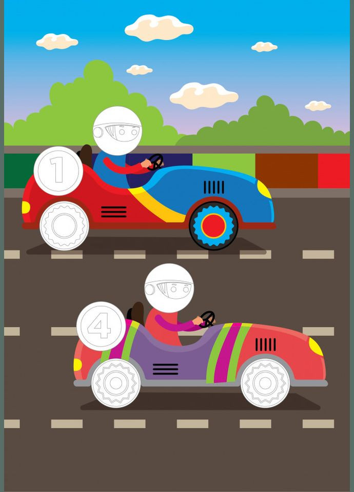 Детская большая книга "Авто" 403600 с наклейками Книжковий хмарочос (316634393)