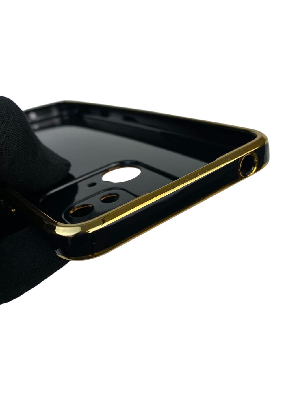 Чехол для Redmi 10C с защитой камеры с золотой окантовкой на сяоми редми 10с черный gs1 Xiaomi (366235647)