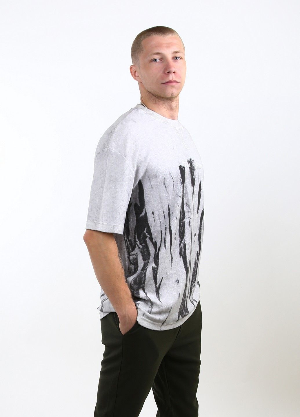 Светло-серая футболка Mtp