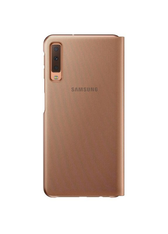 Чехол-книга Wallet Cover для Galaxy A7 2018 SM-A750 Gold (EF-WA750PFEGRU) Samsung (341490137)