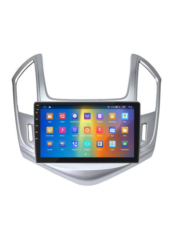 Штатная магнитола 9" для Chevrolet Cruze I Рестайлинг 2012-2016 2/32Gb CarPlay 4G Wi-Fi GPS Prime 3 шт. Lesko (336195444)