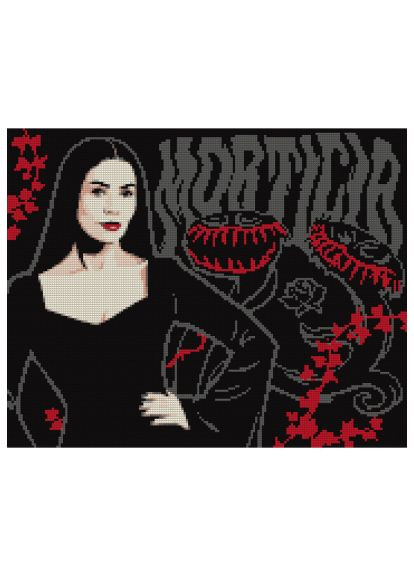 Картина по номерам Wednesday Mysterious Morticia 40х50 см, алмазная мозаика (955114) Santi Wednesday Mysterious Morticia 40х50 см, алмазна мо (366066821)
