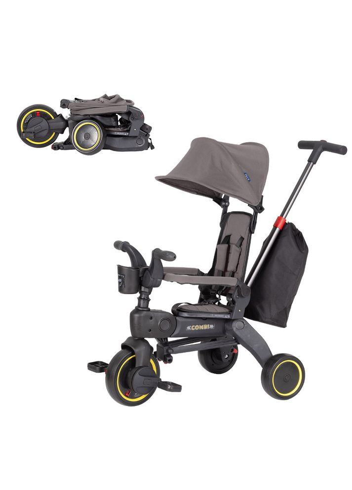 Велосипед трехколесный COMBI T-392 GREY /1/ Tilly (362584716)