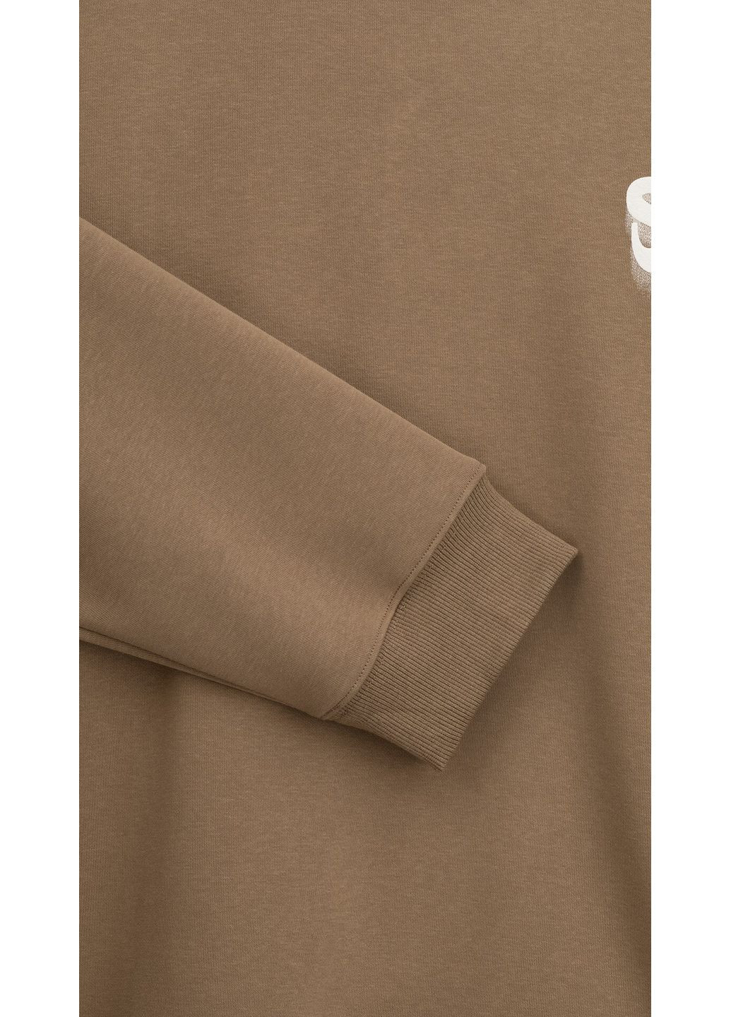 Коричневый свитшот с принтом мужской f25051 коричневый shop (2000999191787) (362902514)