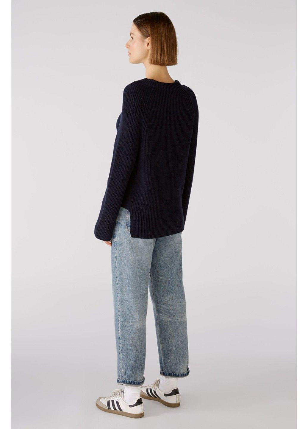 Пуловер жіночий О-горловина 79916-5530106 Oui (322841828)