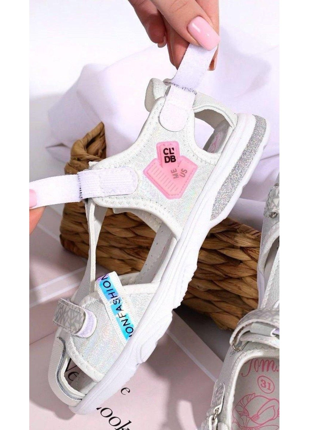 Босоніжки дитячі шкіряні Fashion білі Tom.M (305847792)