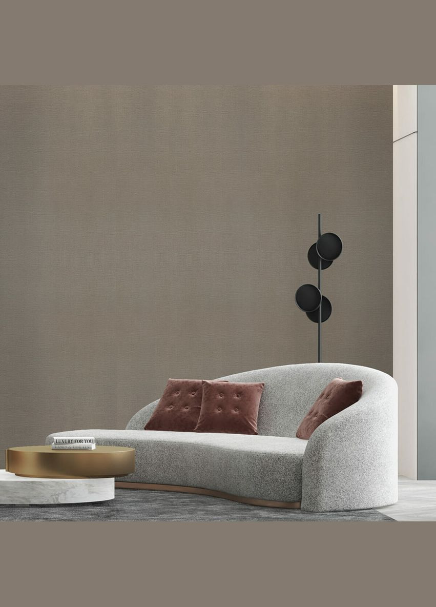 Самоклеюча вініловая плитка в рулоні світло-коричневий льон 0,6*3m*2мм Мат SW-00002044 No Brand (328578474)