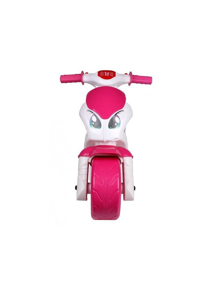 Мотоцикл - толокар с музыкальным рулем, (малиновый с белым) ТехноК (297869345)