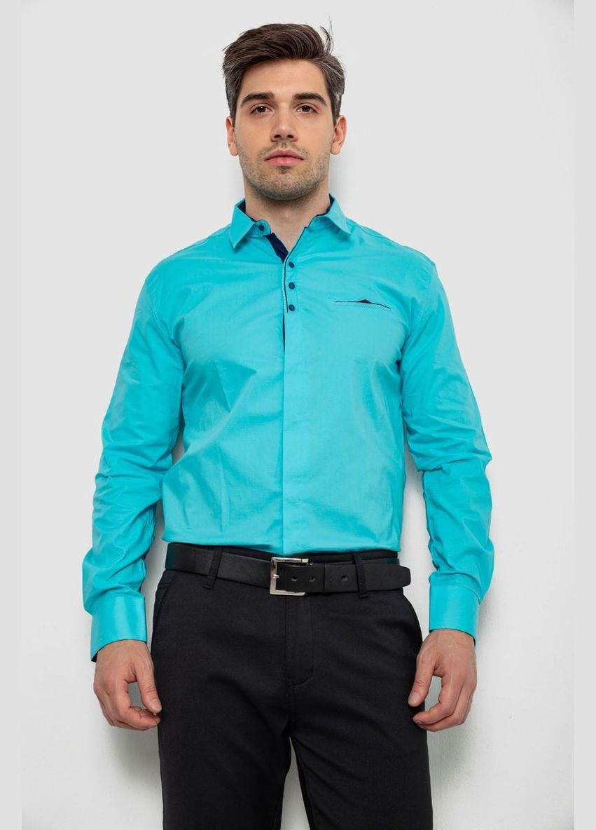 Сорочка чоловіча, колір блакитний, 214R7158 Ager (338427079)