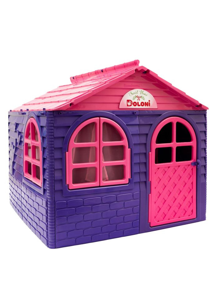 Детский игровой Домик со шторками 02550/1 пластиковый Doloni (365641412)