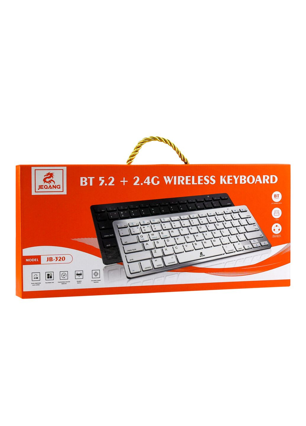 Беспроводная Клавиатура JB-320 bluetooth, battery Jeqang (364206024)