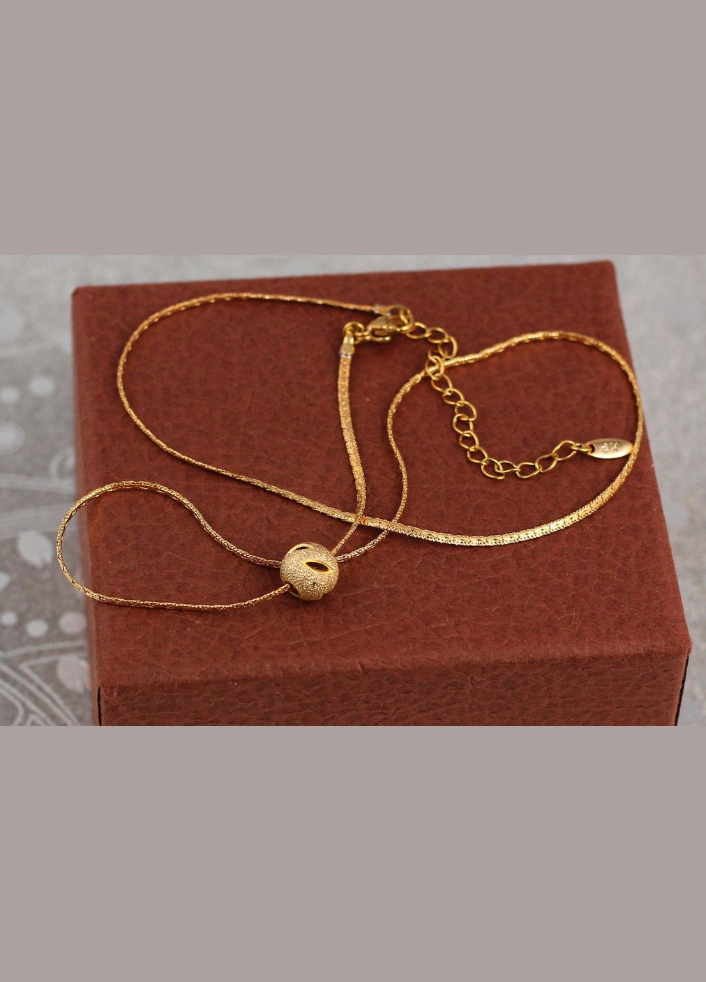 Ланцюг Снейк із прорізом на кульці 40+5 см 1.5 мм Xuping Jewelry (317269529)