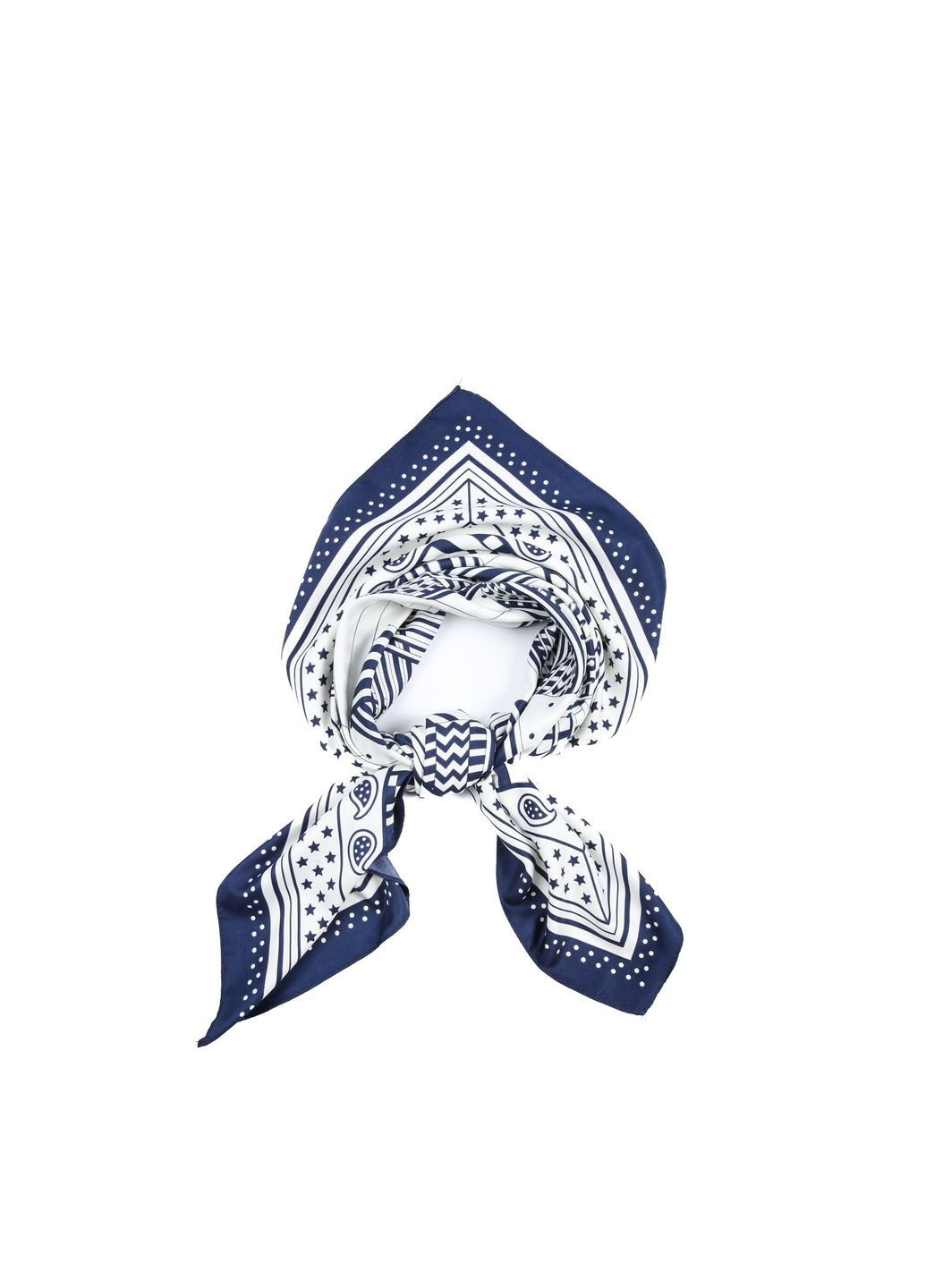 Платок женский с принтом атлас разноцветный ДОРОТЕА LuckyLOOK 915-800 (360985298)