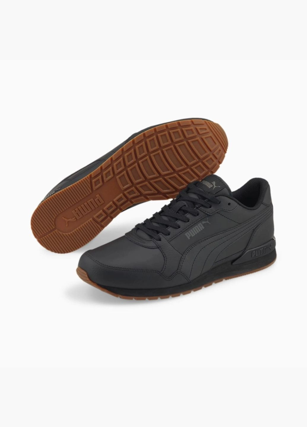 Черные демисезонные кроссовки мужские st runner v3 black 38485504 Puma