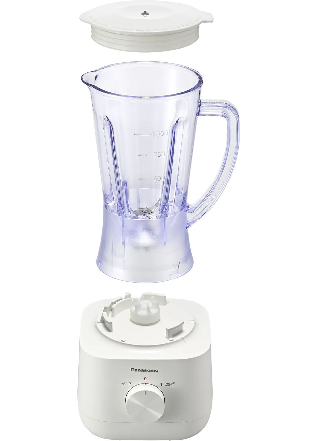 Блендер стаціонарний, 450Вт, чаша-1350мл, млин., для спецій, білий Panasonic (362669146)