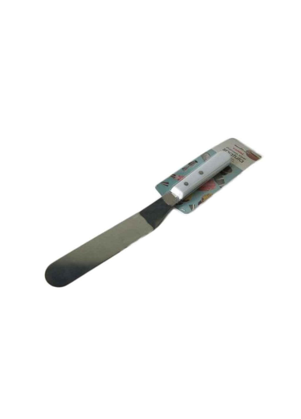 Шпатель кондитерский 8 нерж. сталь изогнутая с ручкой VT619386 18611 ТМ Vitol (305059265)