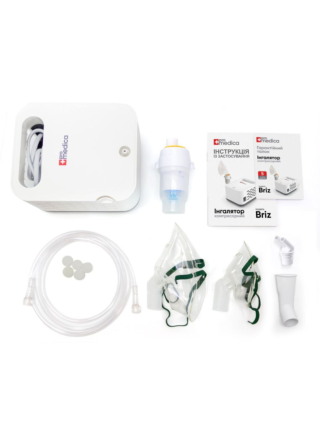 Інгалятор компресорний небулайзер Briz (новий дизайн) гарантія 5 років ProMedica (346086702)