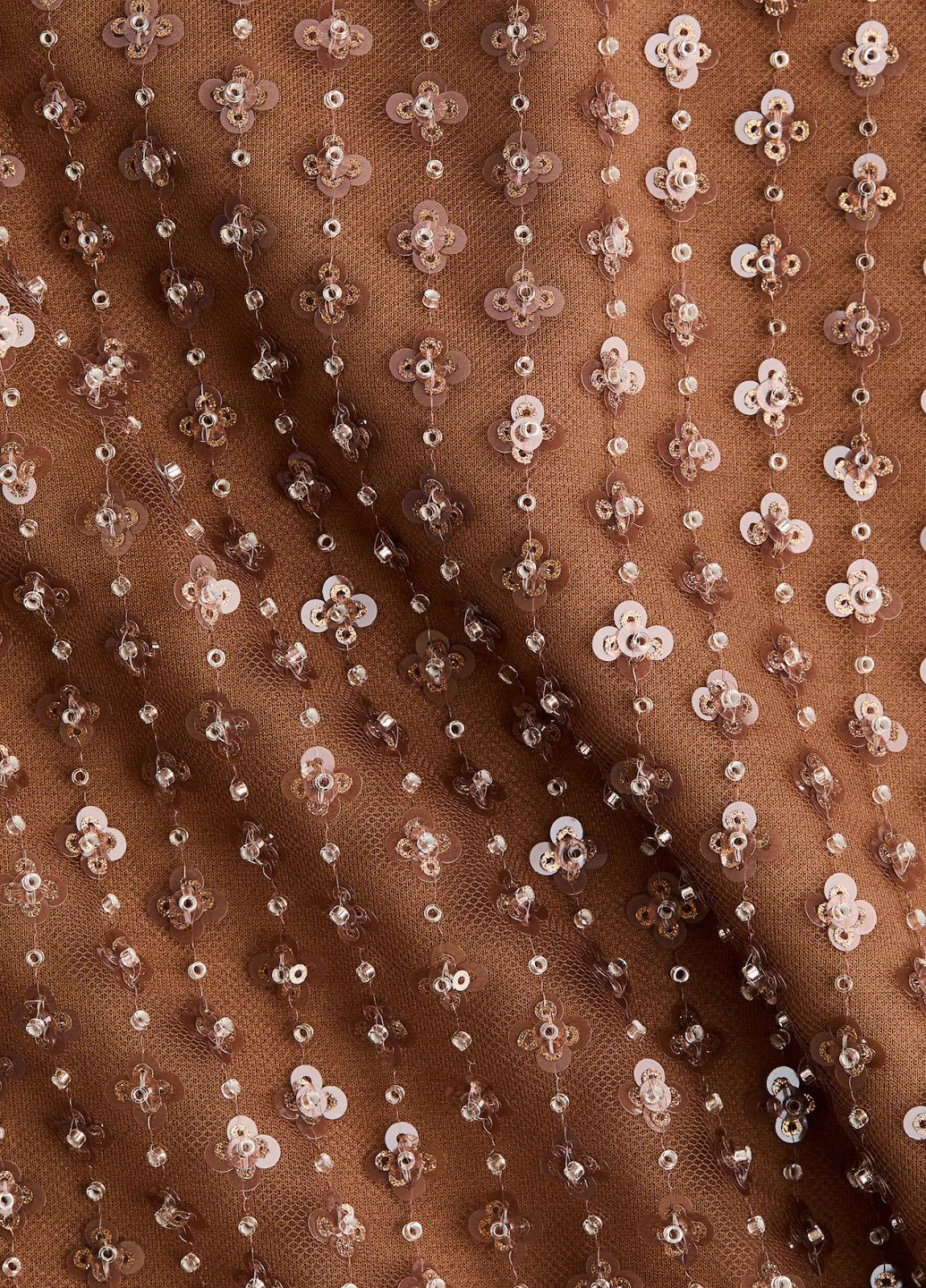 Коричнева сукня H&M однотонна