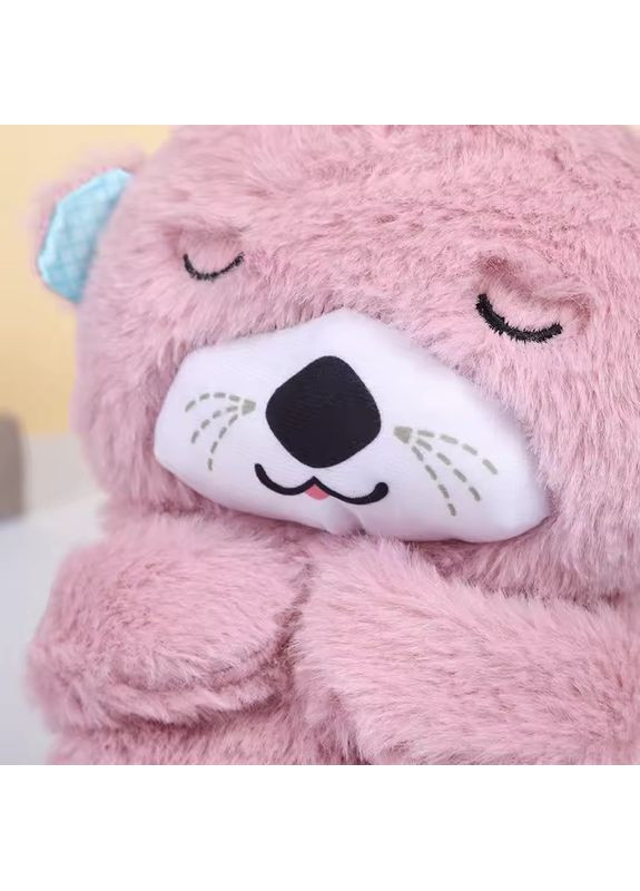 Мягкая игрушка Выдра дышит и светится с батарейками цвет No Brand (371689291)