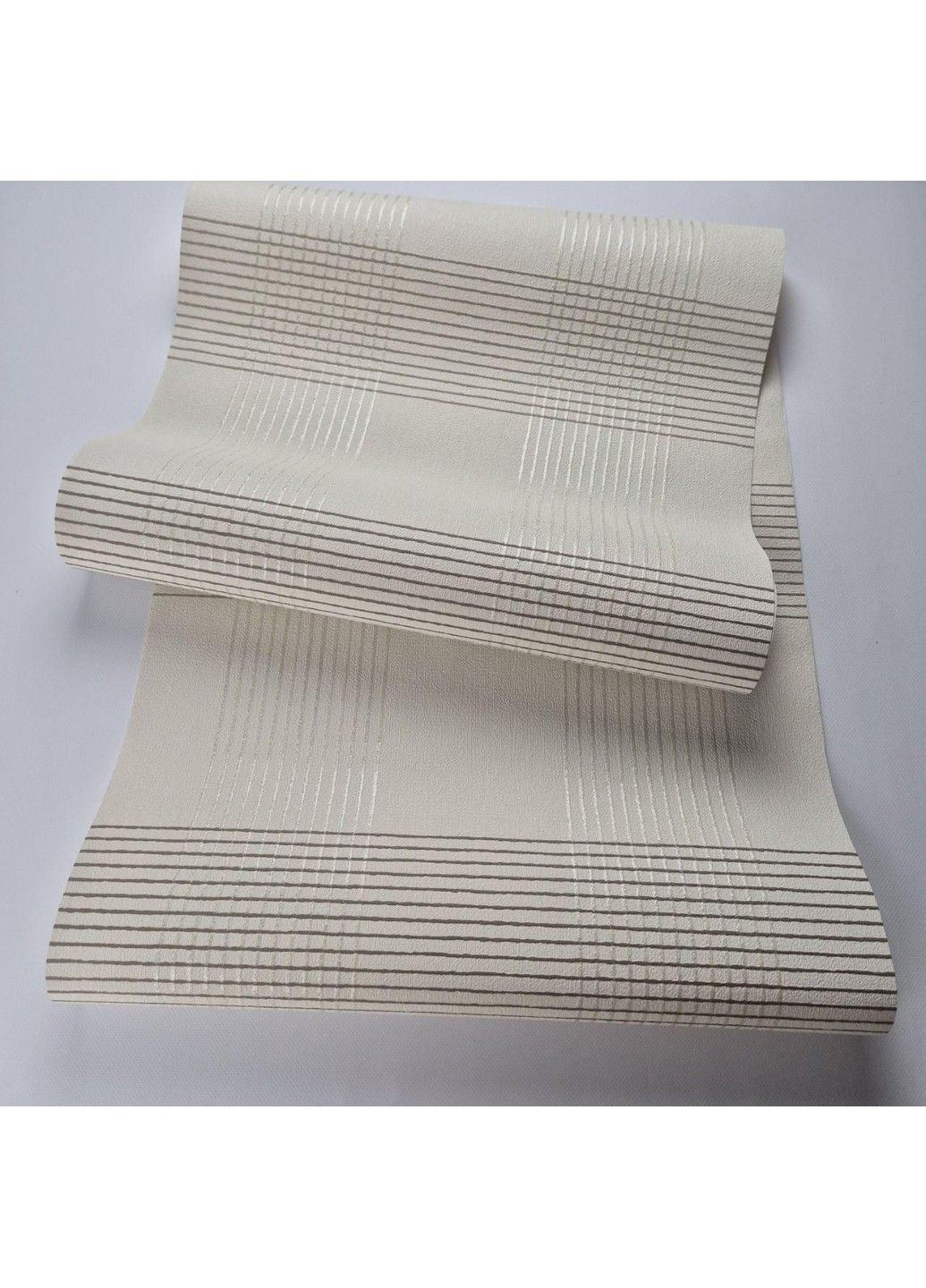 Шпалери вінілові на флізеліні 0.53 × 10.05 м 6615-10, бежеві — для спальні, вітальні, коридору MARBURG (368895864)