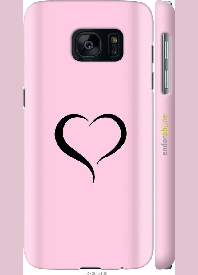 Чехол на Samsung Galaxy S7 G930F Сердце 1 "4730m-106-70447" Endorphone (333825858)