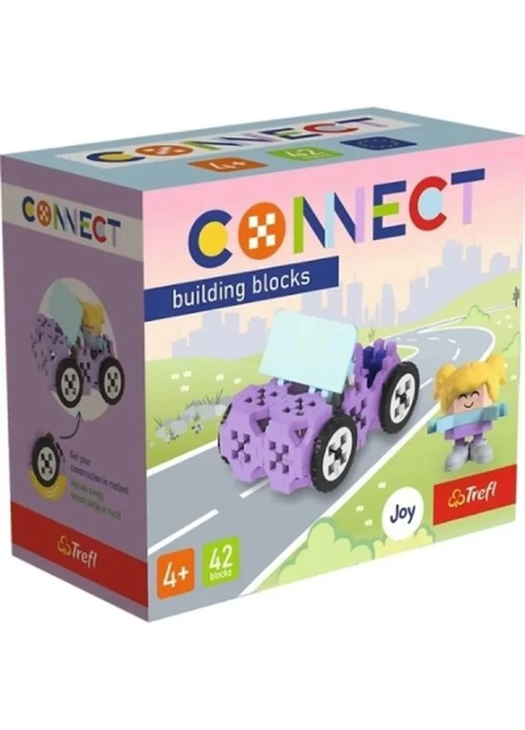 Конструктор Connect Машина 42 детали (5900511620436) Trefl (396958217)