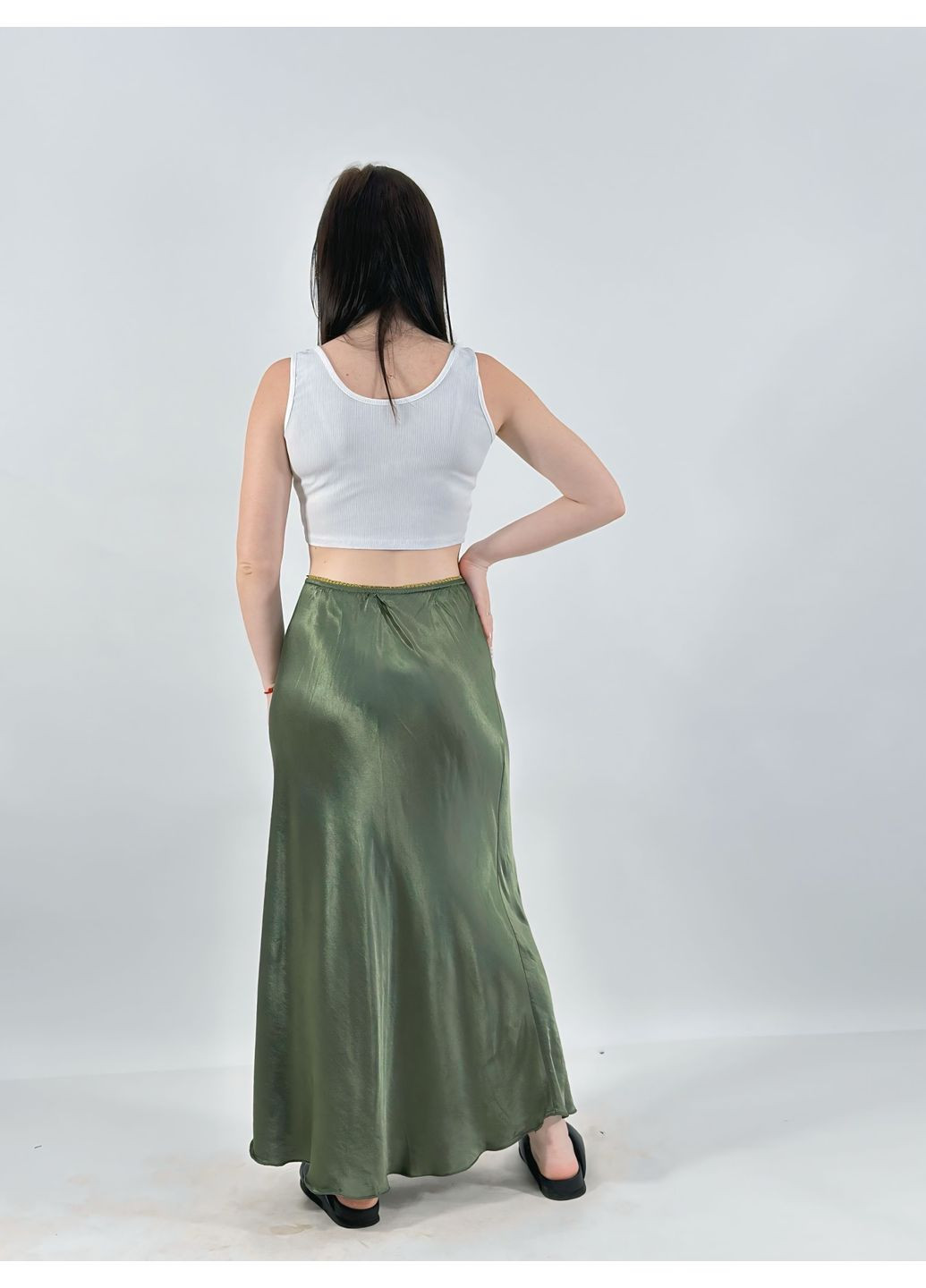 Оливковая (хаки) юбка New Collection