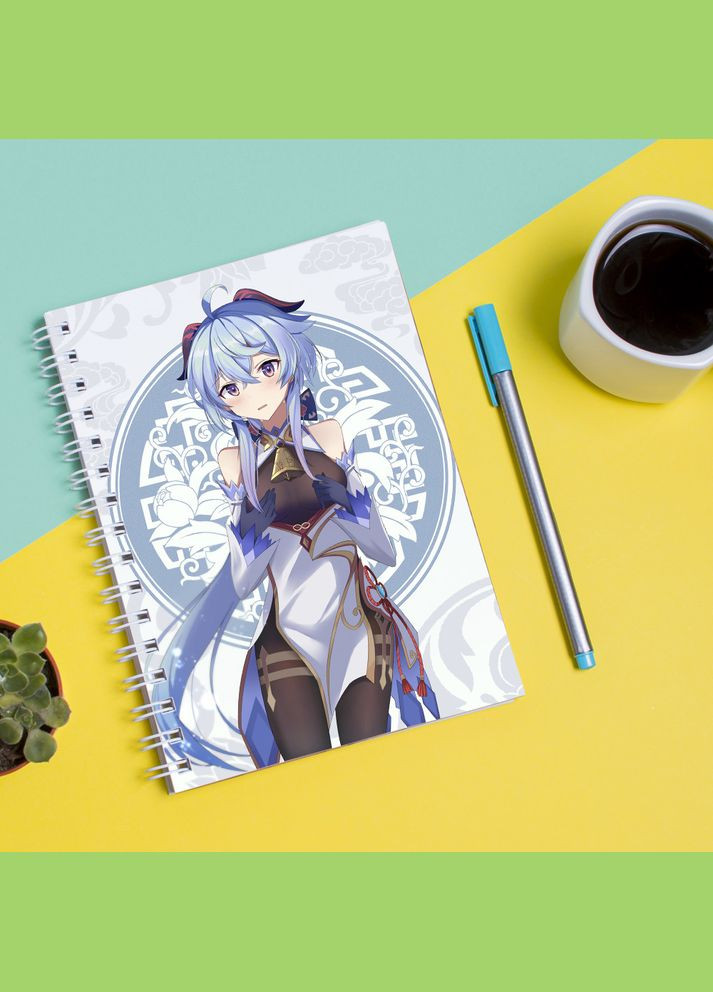 Скетчбук (Sketchbook) з принтом "Genshin Impact - Геншін Удар 7" Кавун блокнот для малювання (316133421)